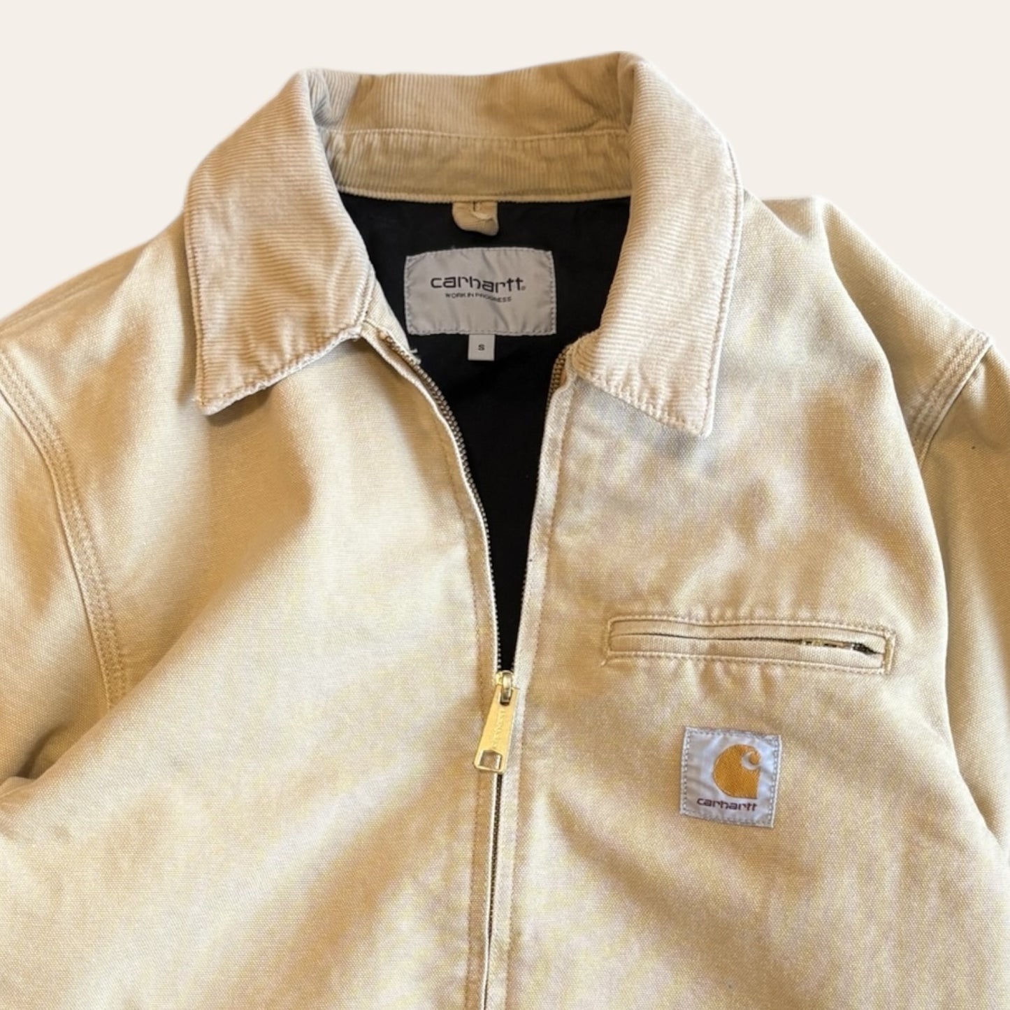 Carhartt WIP Detroit Jacket Cream Size S
