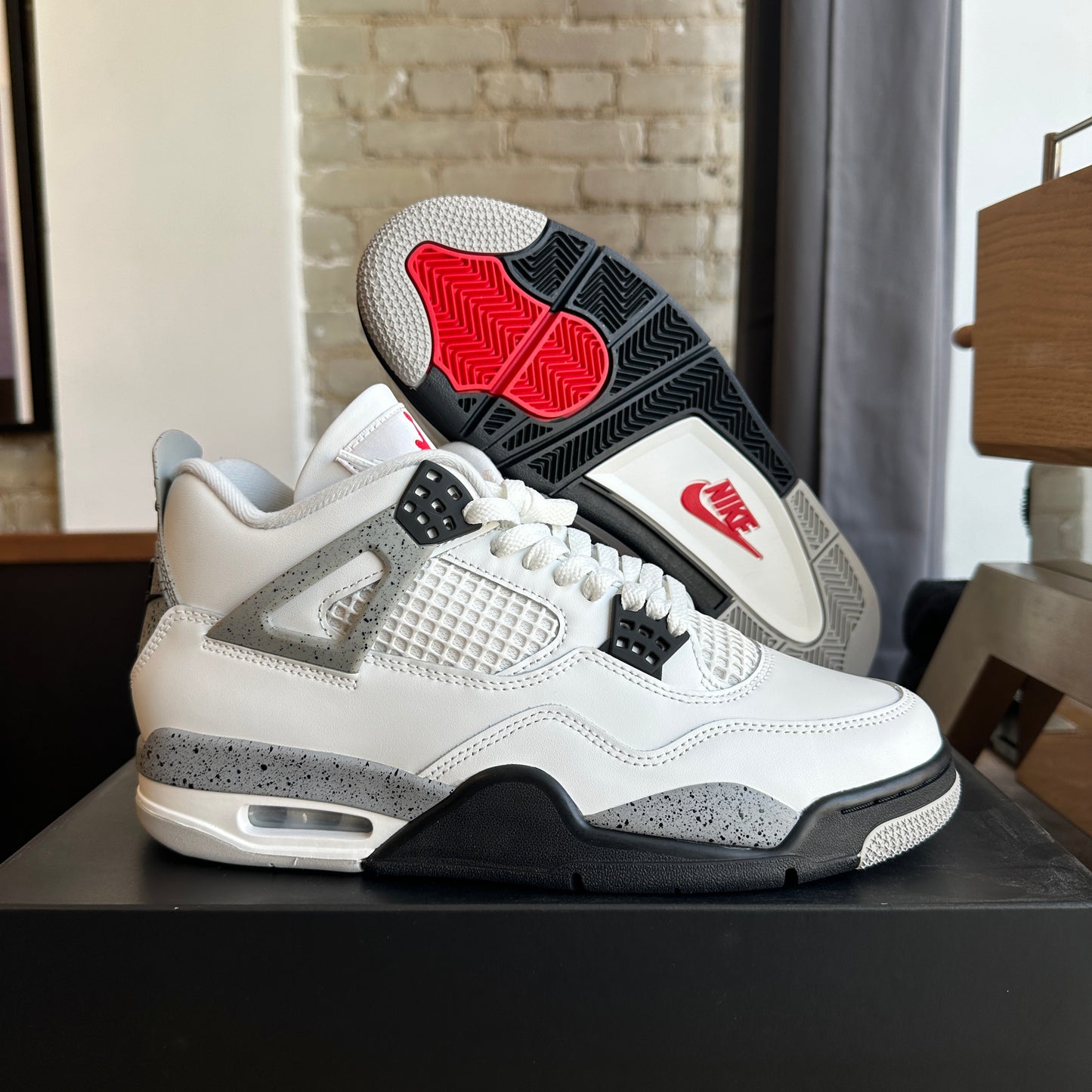 Brand New Jordan 4 "White Cement" Size 9.5