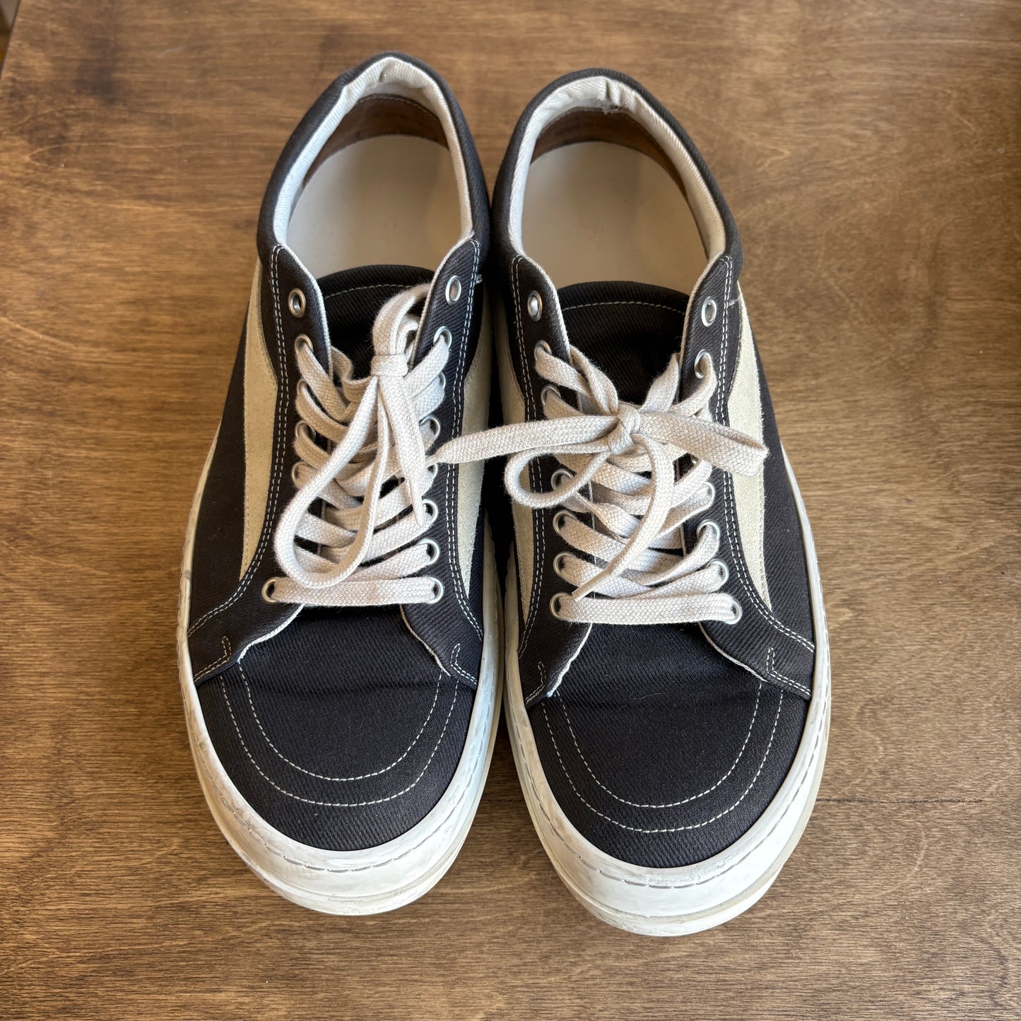 Rick Owens Drkshdw Canvas Vintage Sneaker Size 43