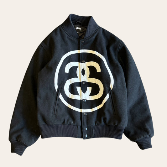 Stussy SS Link Wool Varsity Jacket Size L