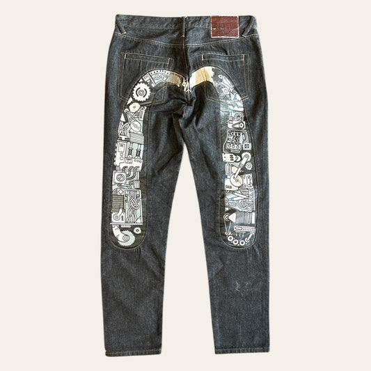 Evisu Raw Denim Size 32