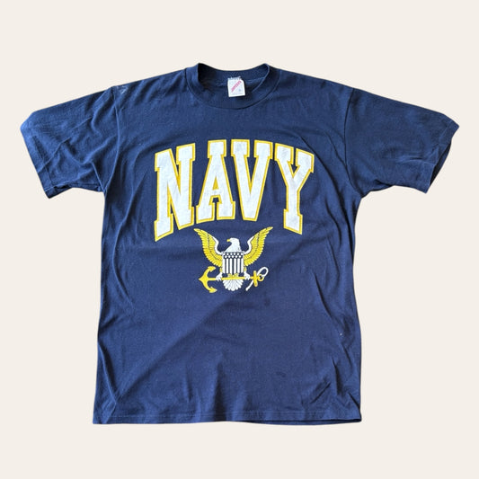 Vintage Navy Tee Size L