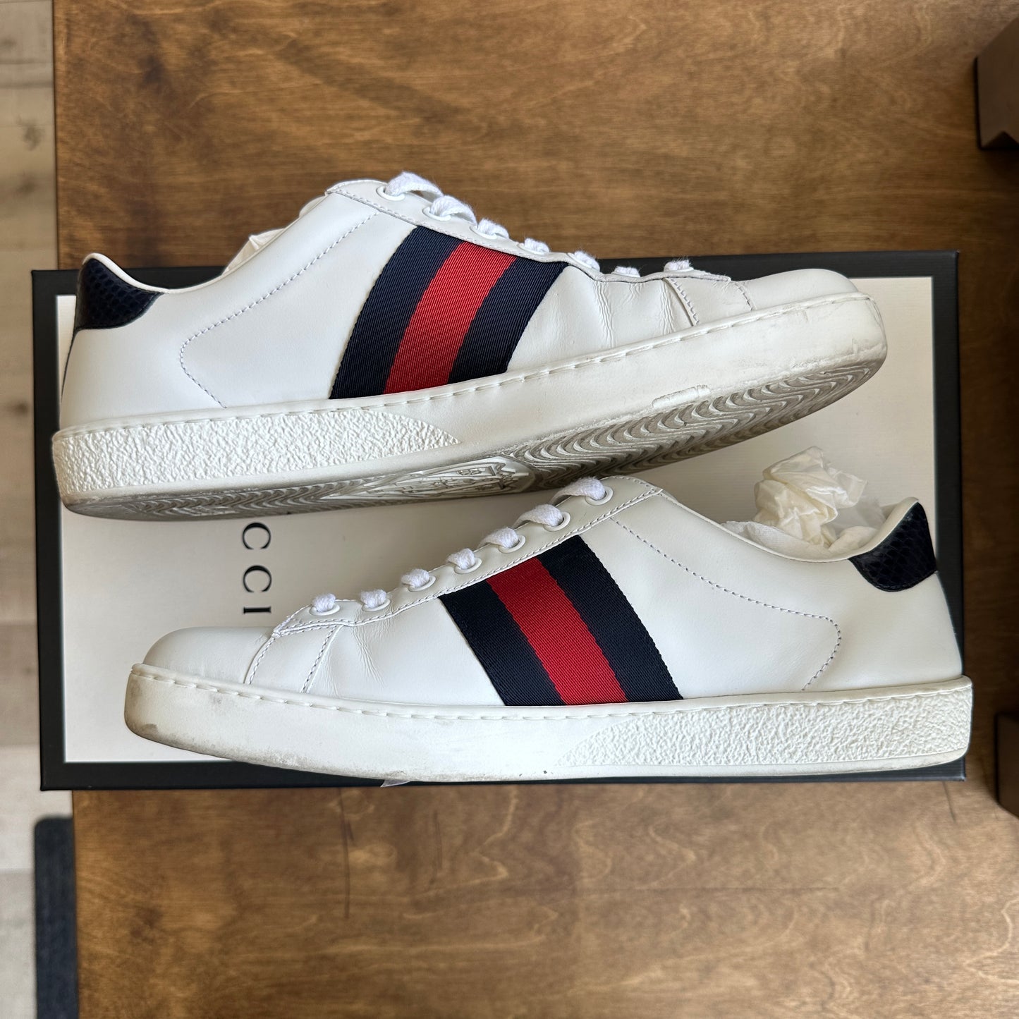 Gucci Ace Sneaker Size 7.5