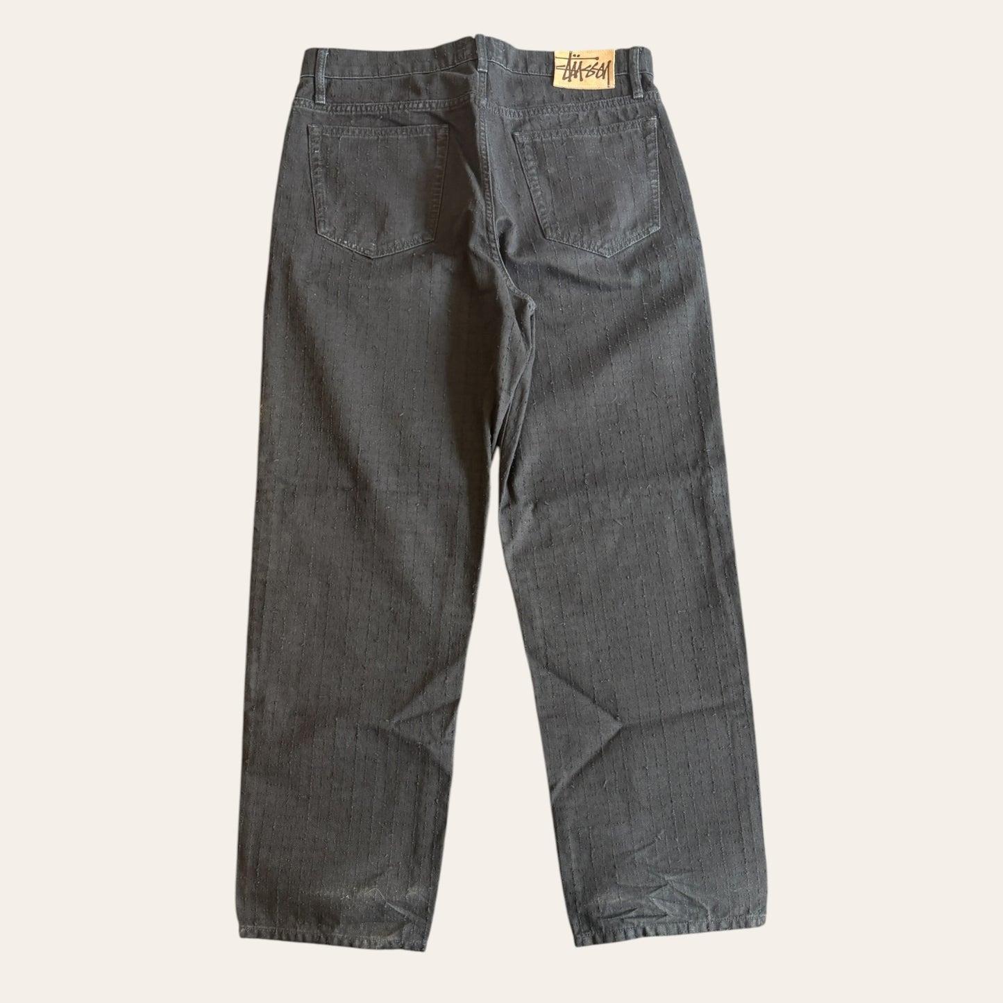 Stussy Big Ol Jeans Black Size 32