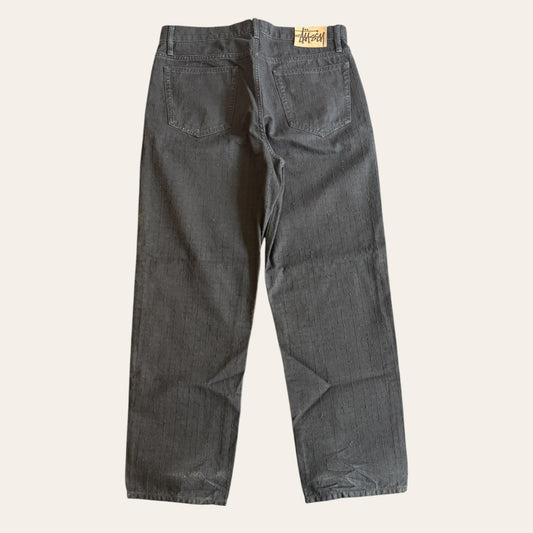 Stussy Big Ol Jeans Black Size 32