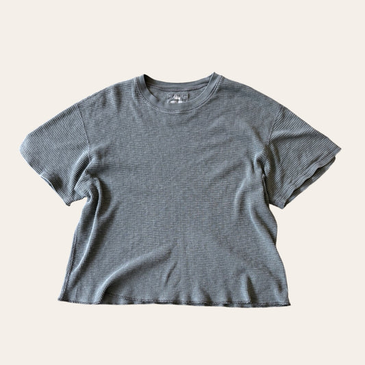 Stussy Dyed Thermal Tee Grey Size M