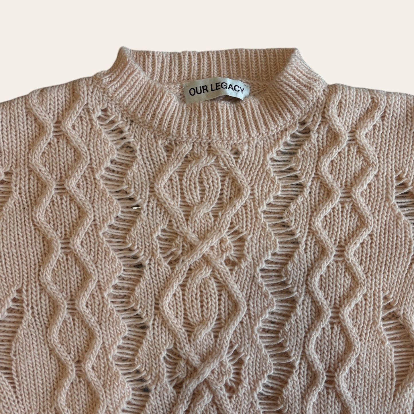 Our Legacy Cable Sonar Sweater Size L