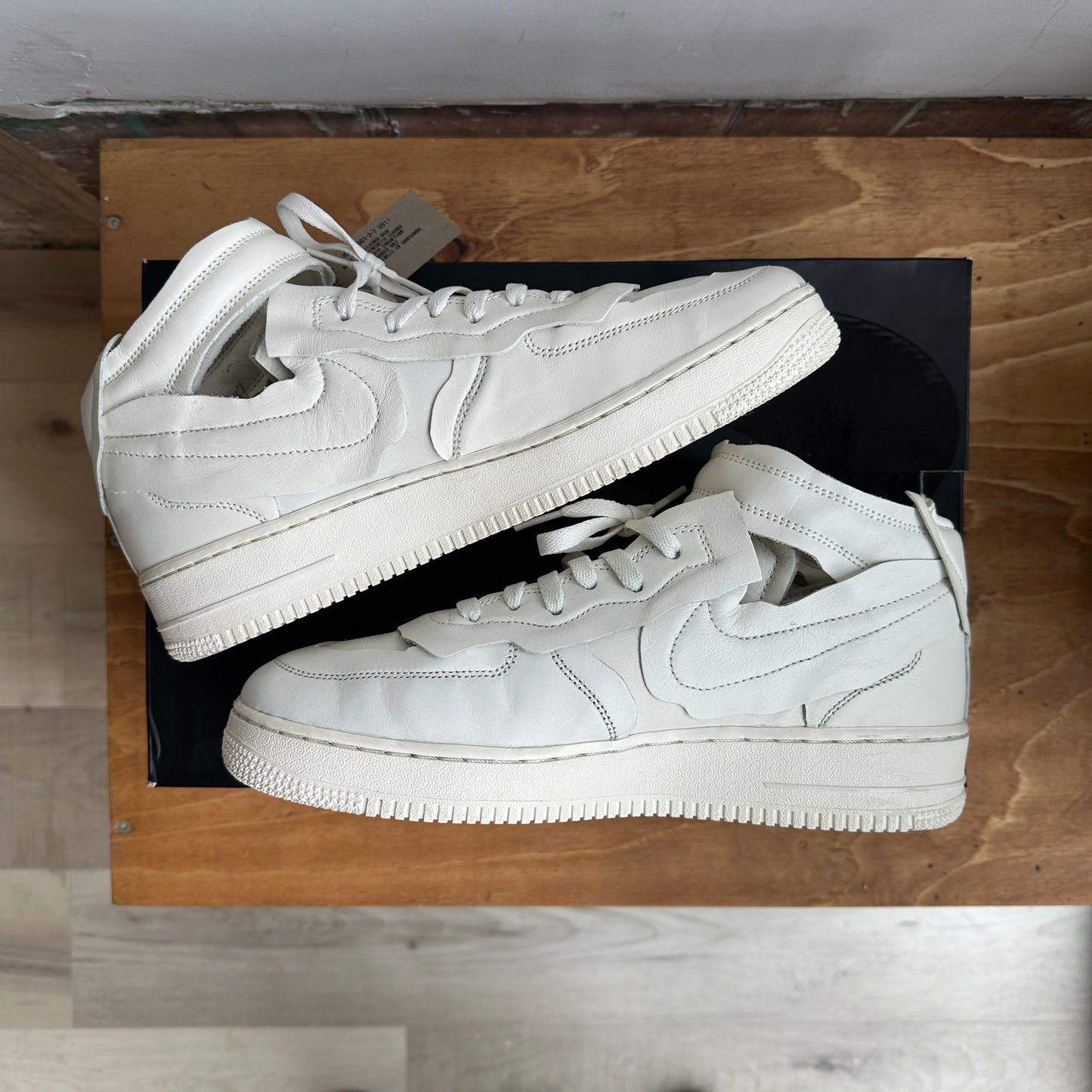 CDG X Nike Air Force 1 Mid "White" Size 11