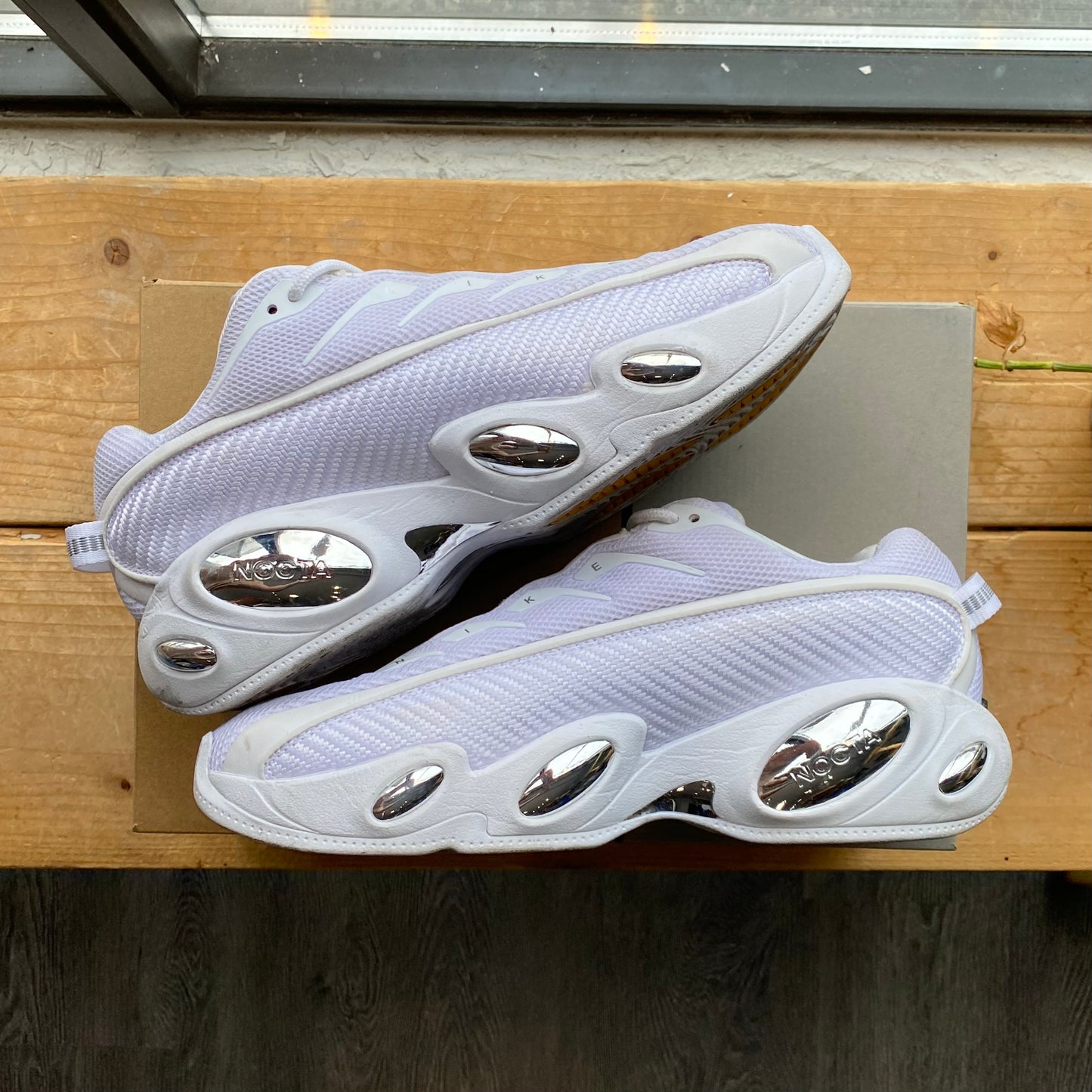 Nike NOCTA Glide 'White Chrome' Size 10.5