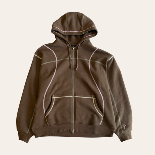 Dime Zip Up Hoodie Size XL