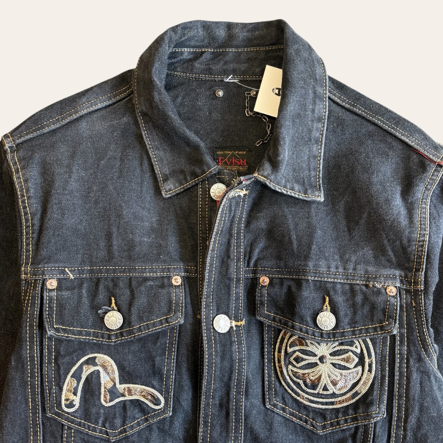 Evisu Denim Jacket Size L