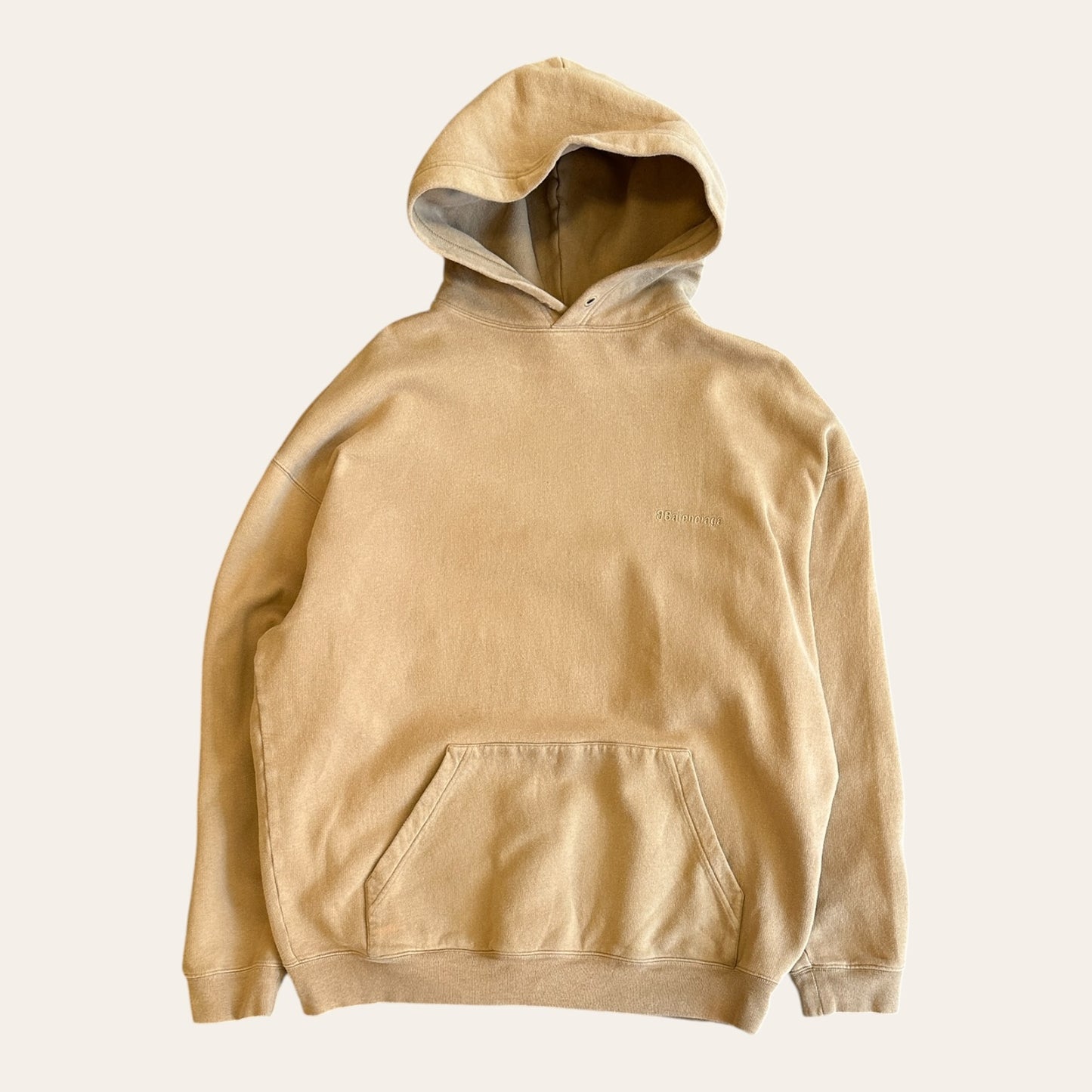 Balenciaga Embroidered Logo Hoodie Size S