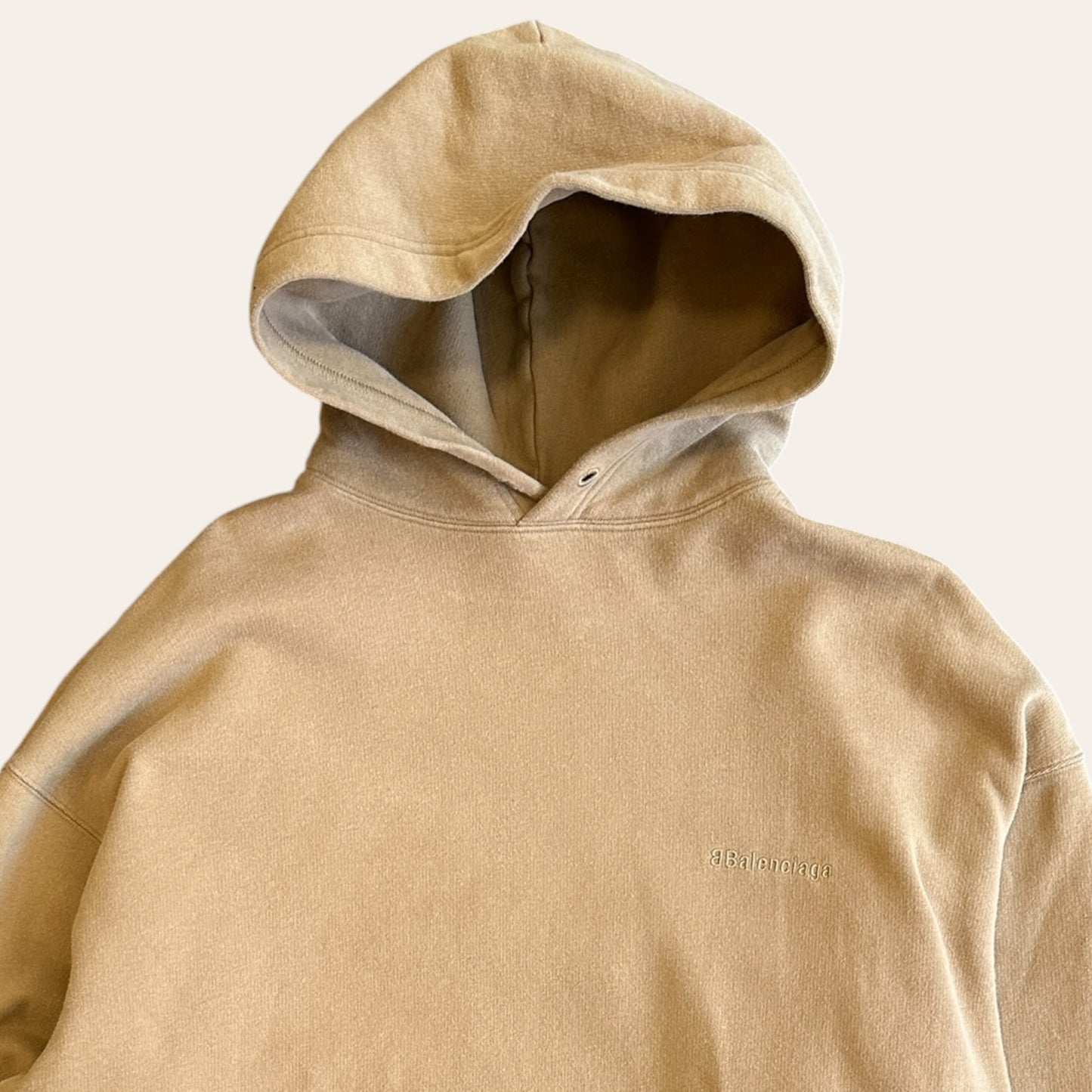 Balenciaga Embroidered Logo Hoodie Size S