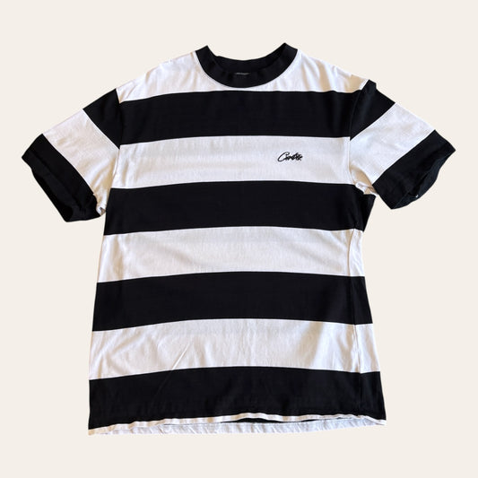 Corteiz Striped Tee Size XL