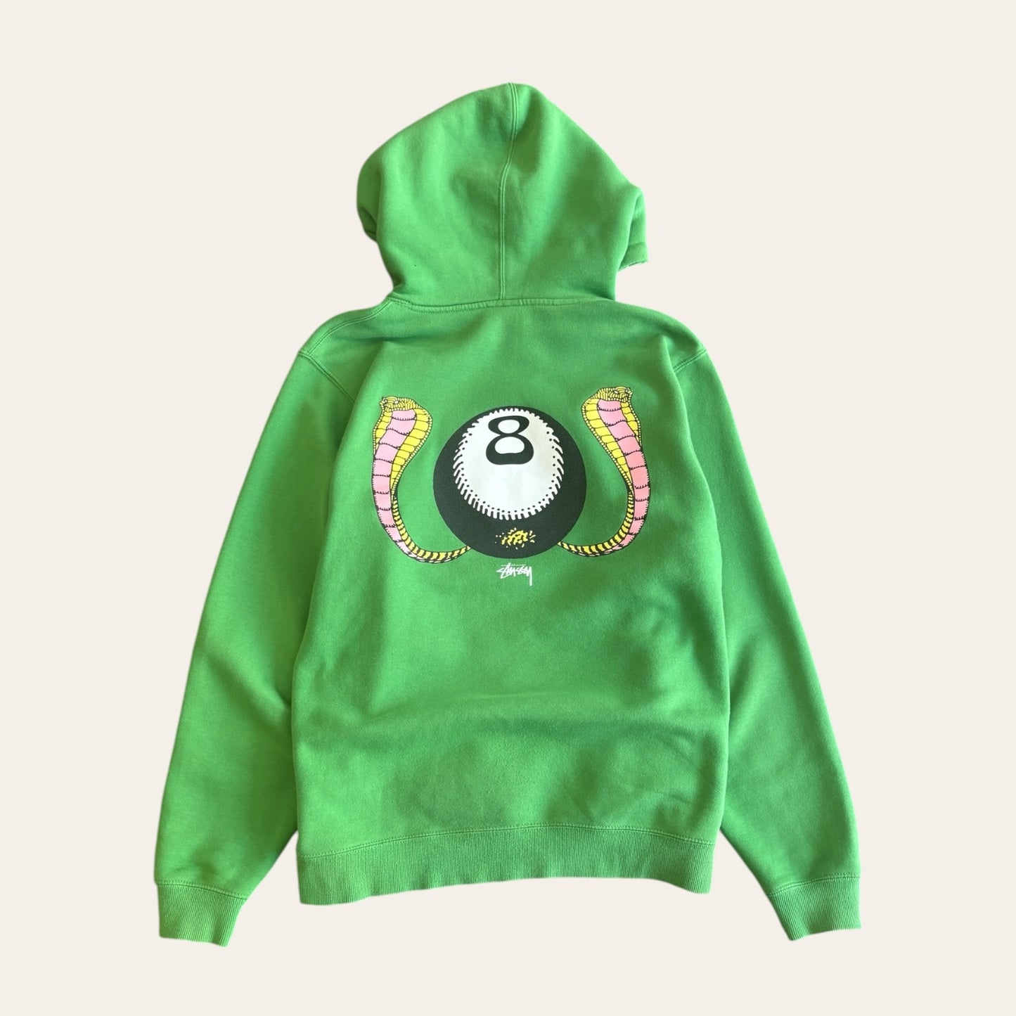 Stussy 8 Ball Hoodie Green Size M