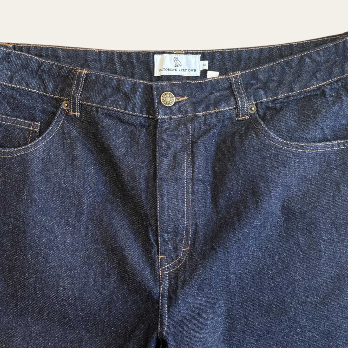 OVO Raw Denim Jorts Size 34