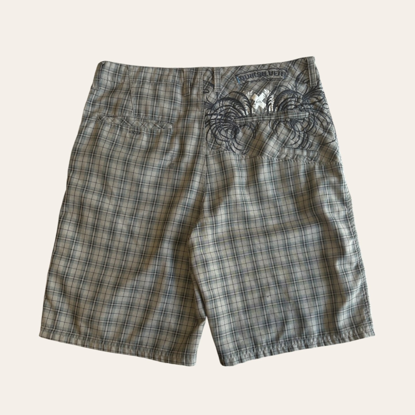 Quiksilver Plaid Short Size 38
