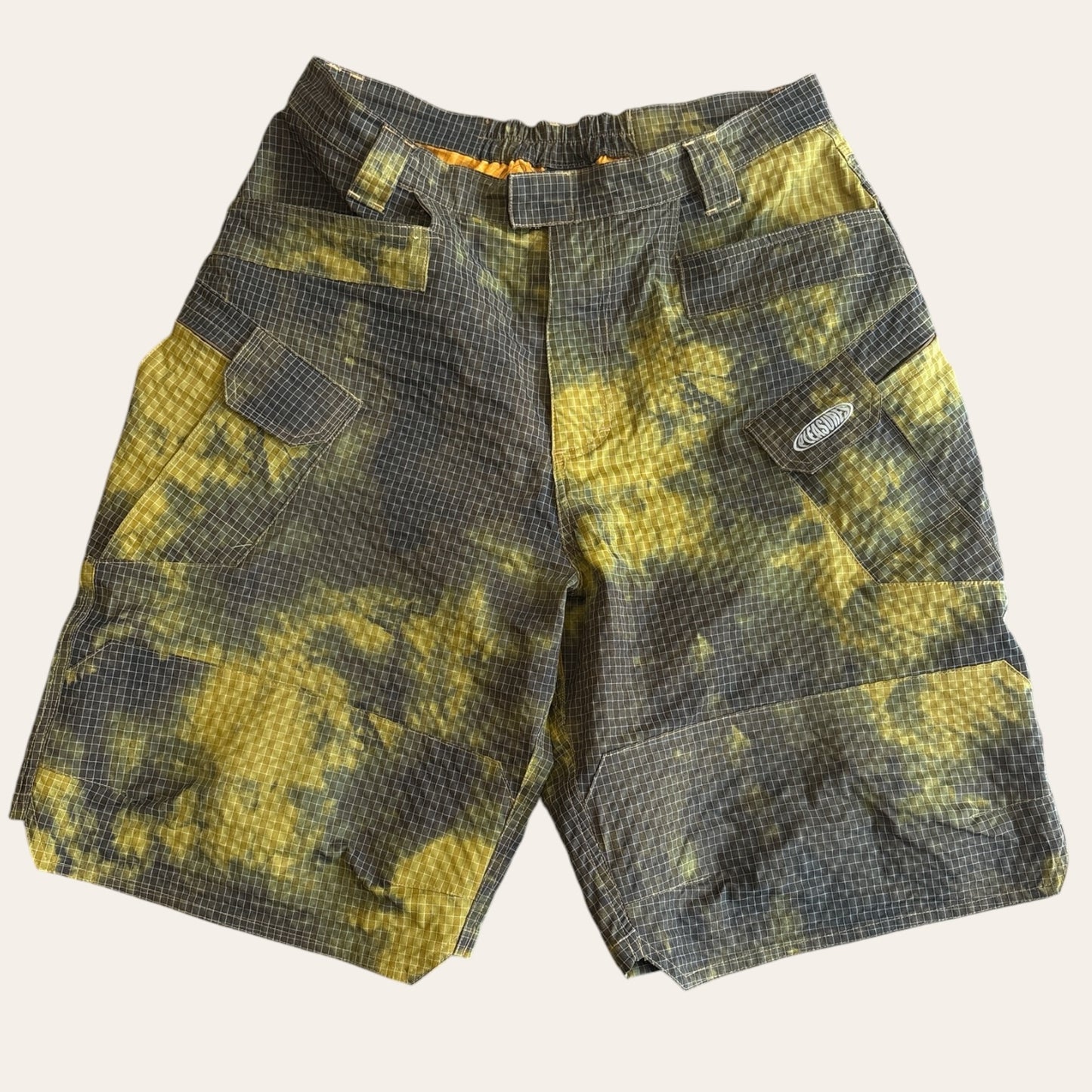 Pleasures Grid Shorts Size L