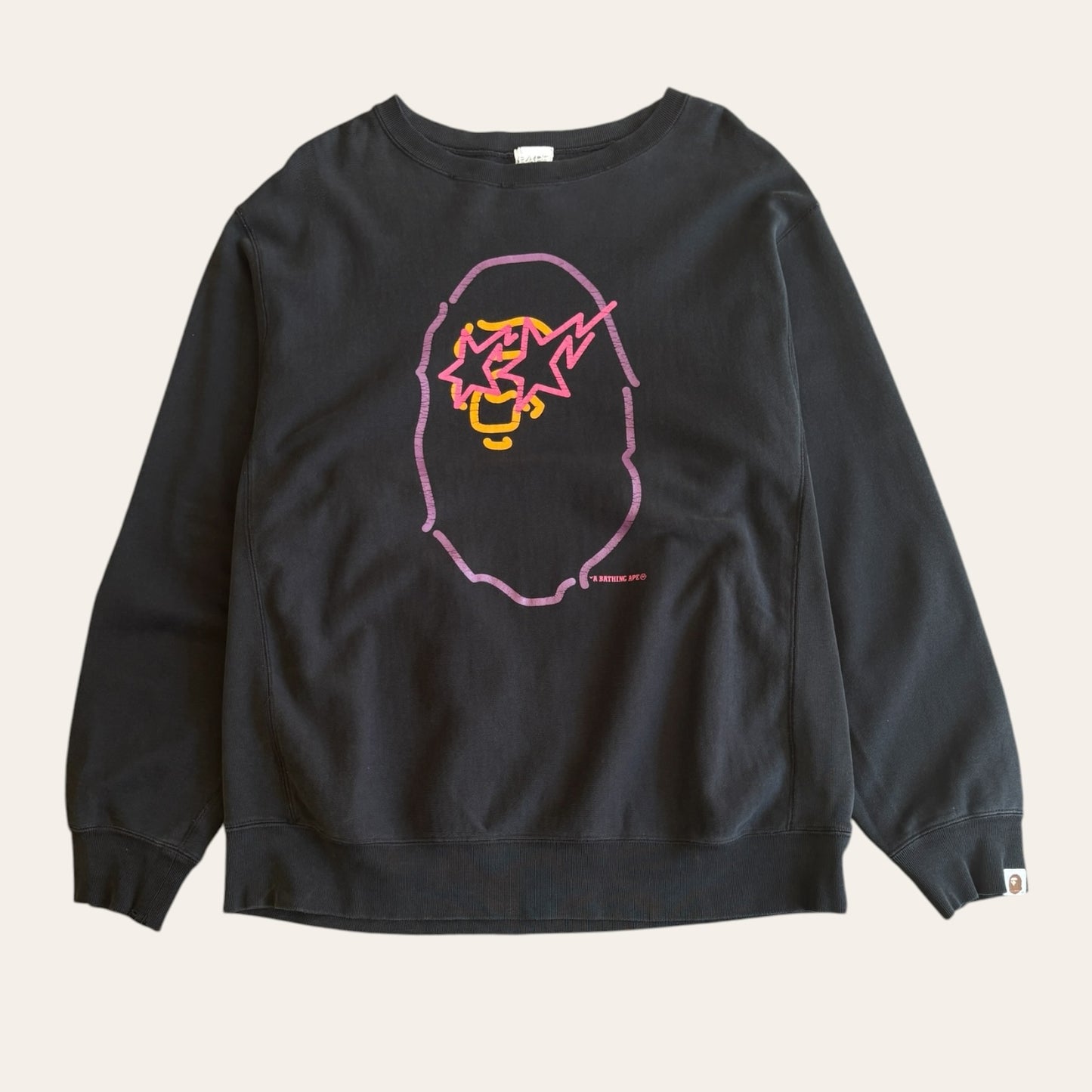 00s Bape Bapesta Head Sweater Size L