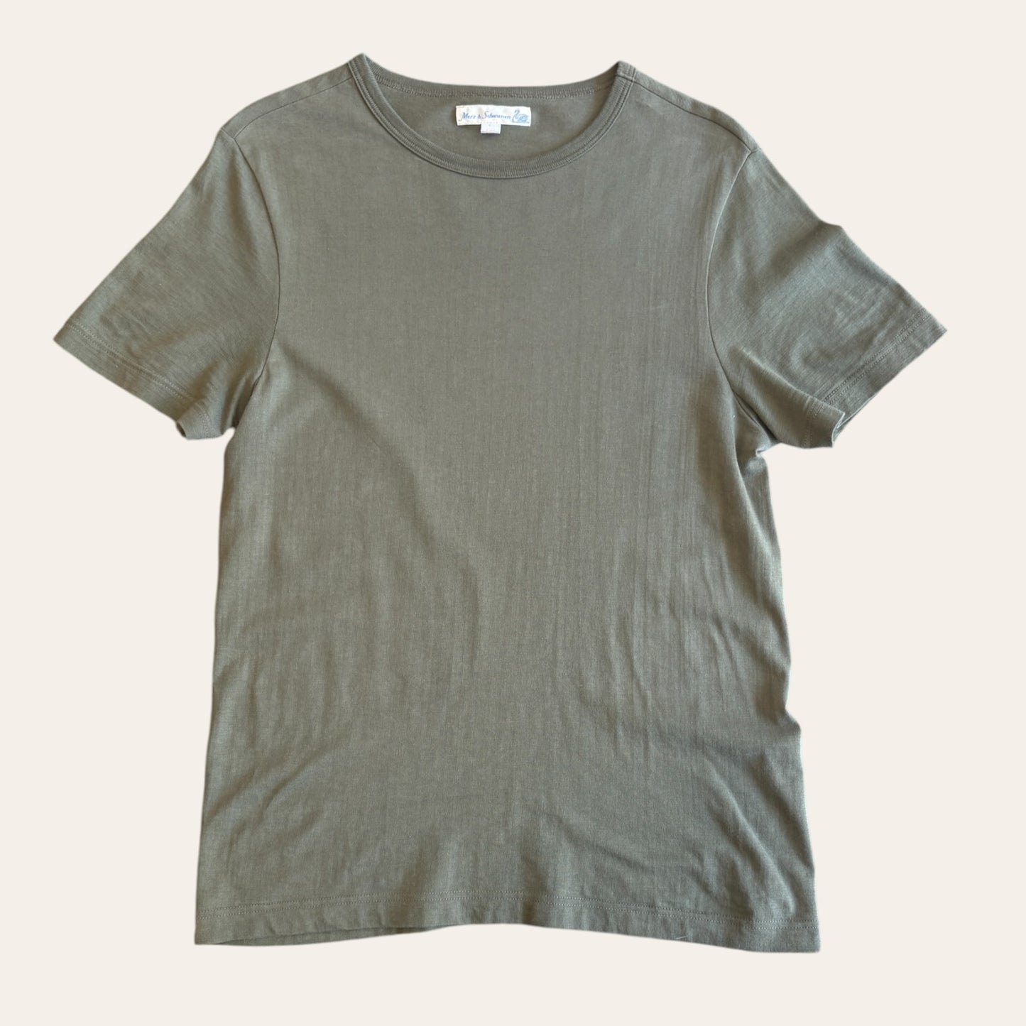 Merz b. Shwanen Tee Olive Size M