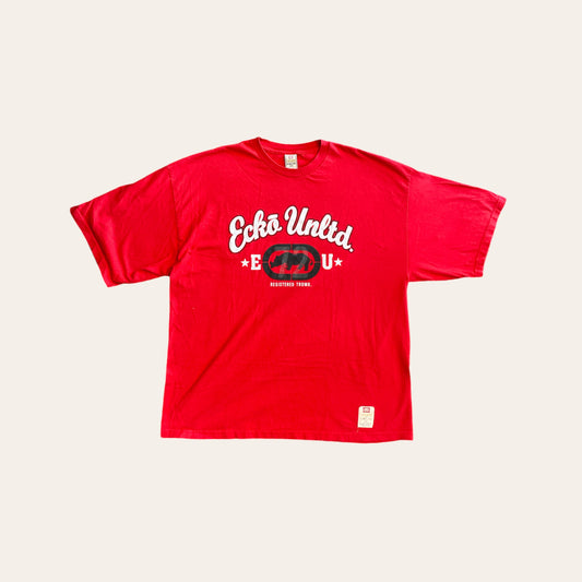 Y2K Ecko Unltd Tee Red Size XXL