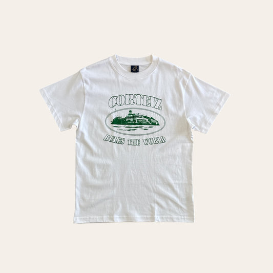 Brand New Corteiz Alcatraz White Size S