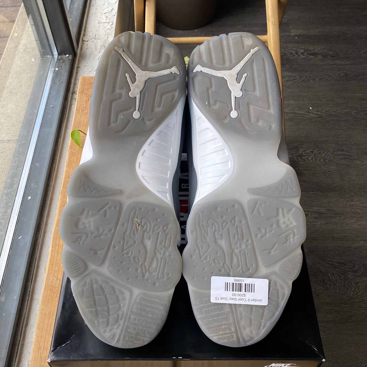 Jordan 9 'Cool Grey' Size 13