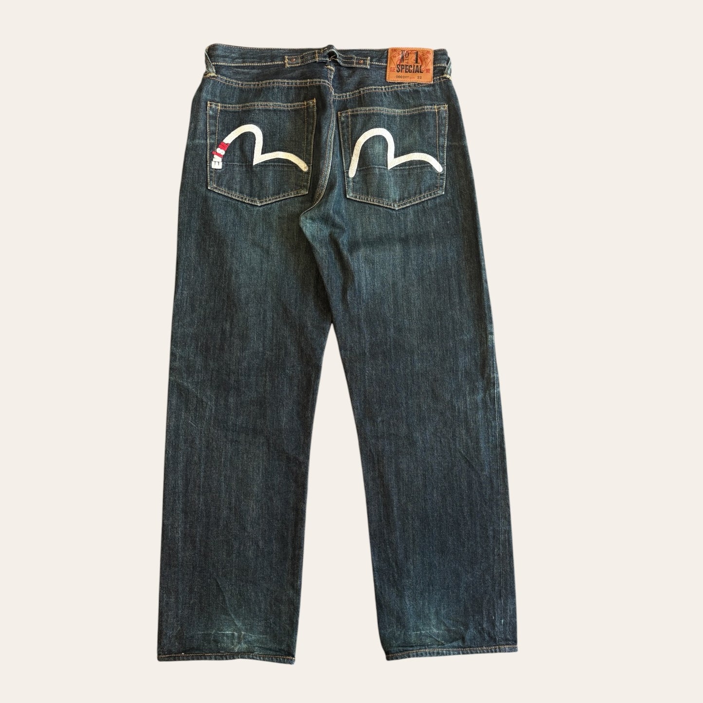Evisu Mid Wash Jeans Size 32