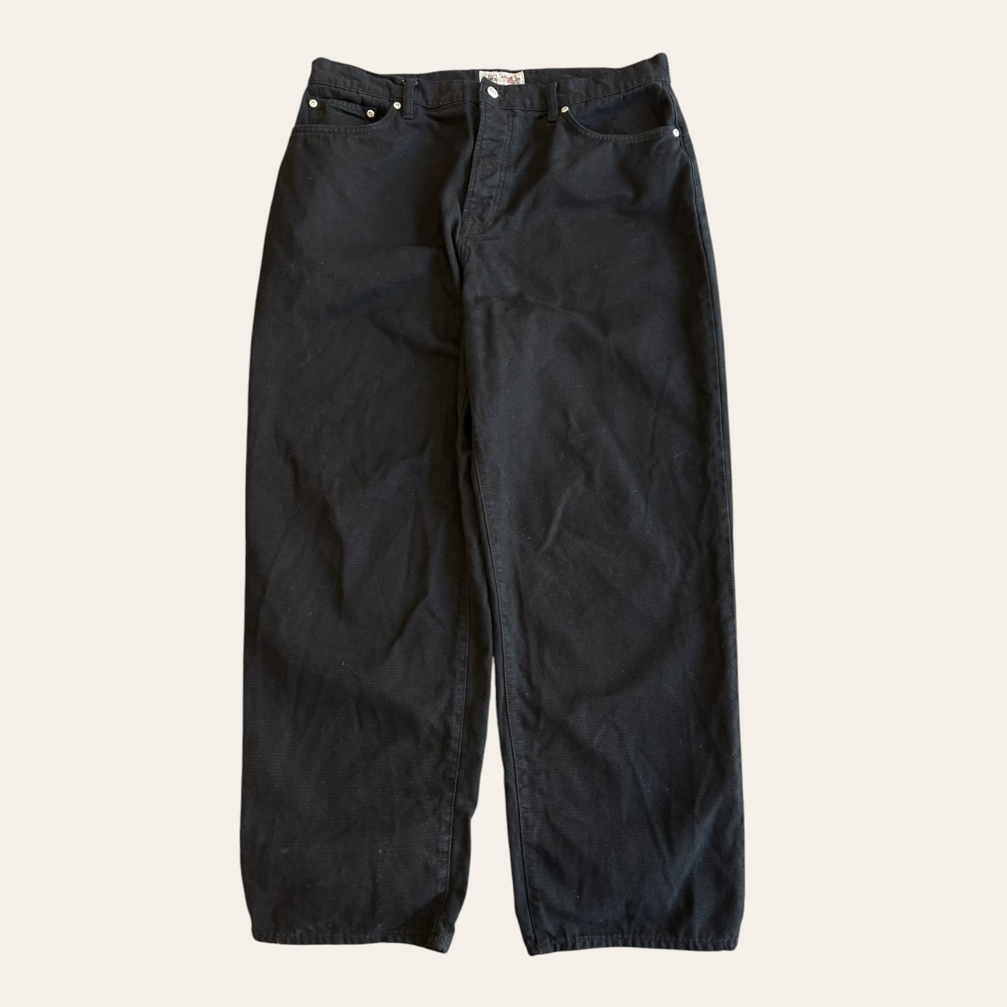 Stussy Big Ol Jeans Black Size 36