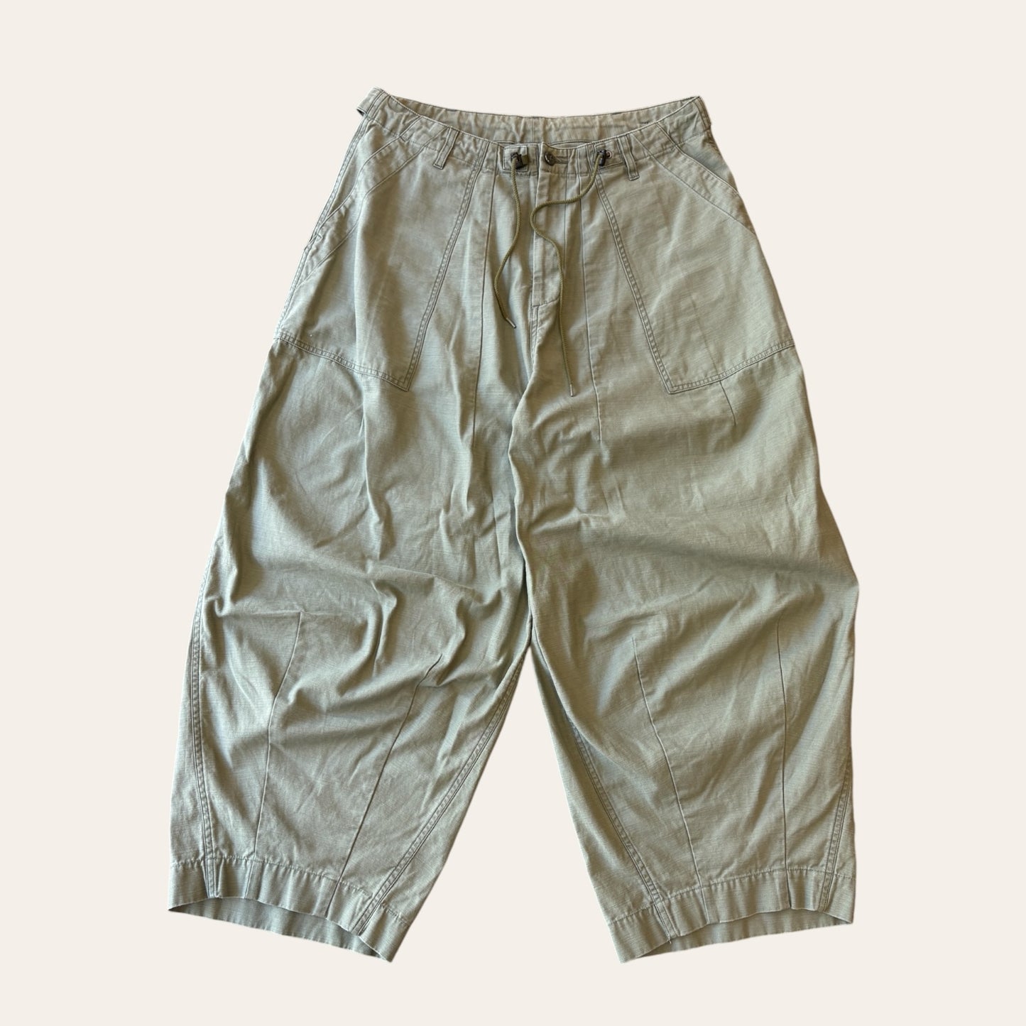 Needles H.D. Fatigue Cotton Pant khaki