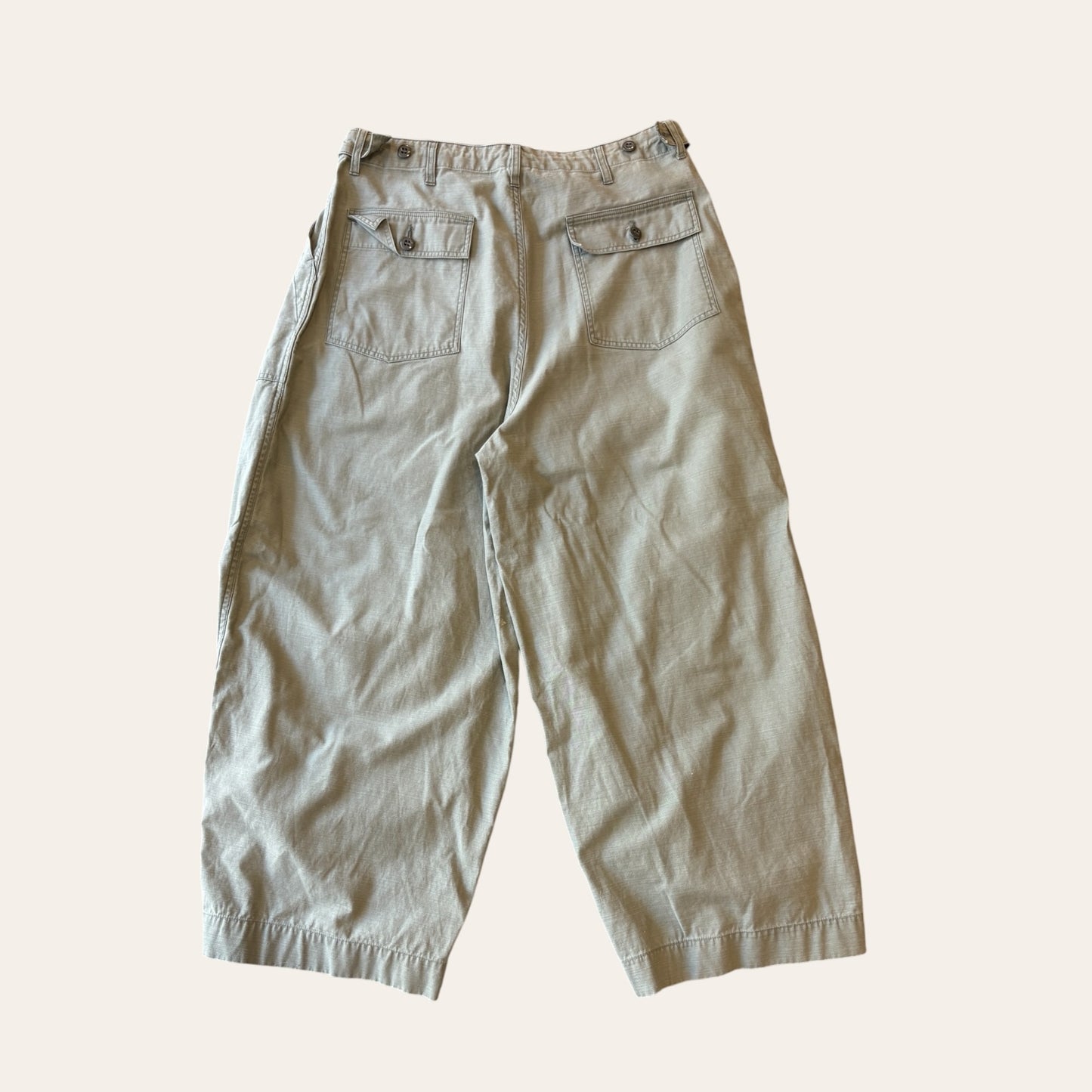 Needles H.D. Fatigue Cotton Pant khaki