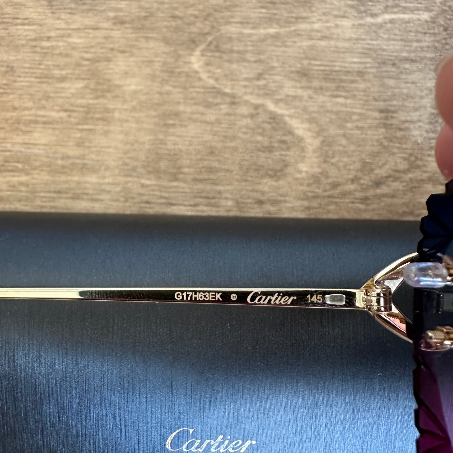 Cartier Big C Diamond Cut Sunglasses