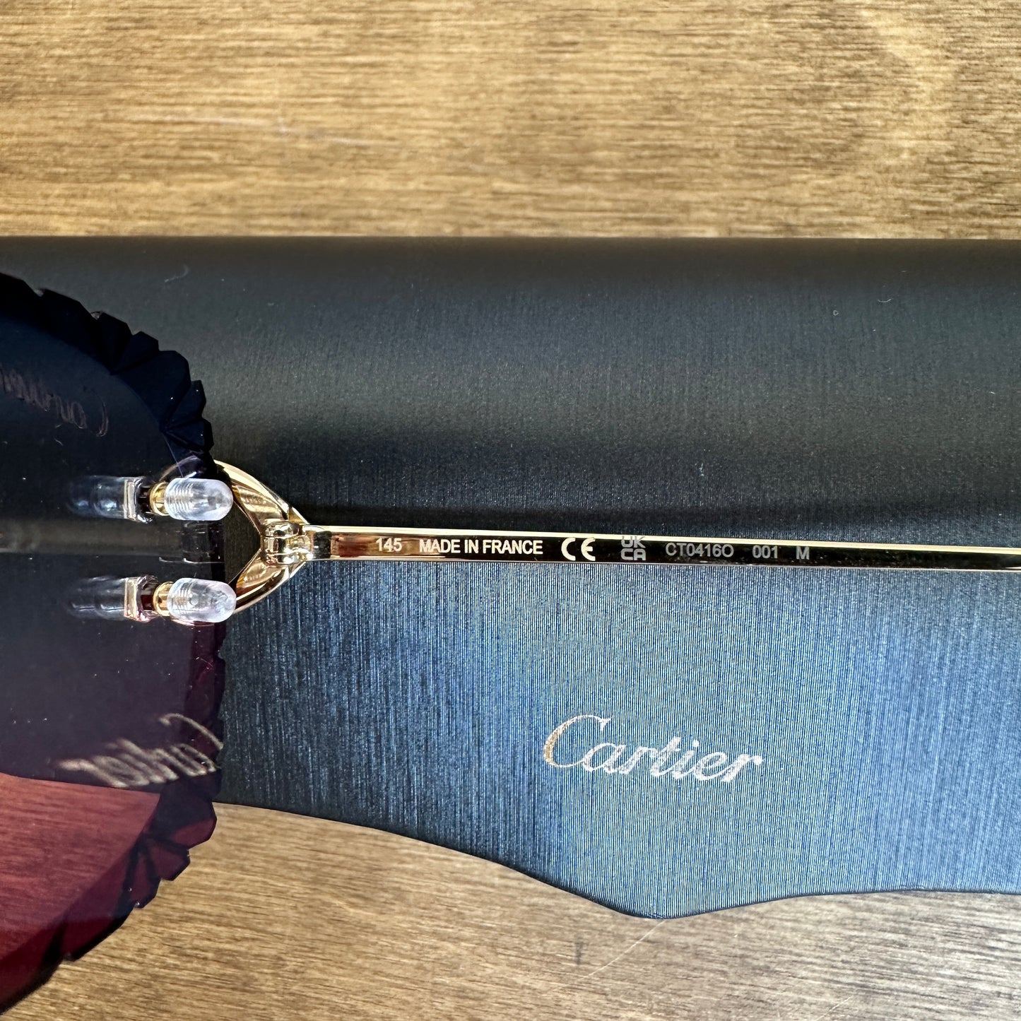 Cartier Big C Diamond Cut Sunglasses
