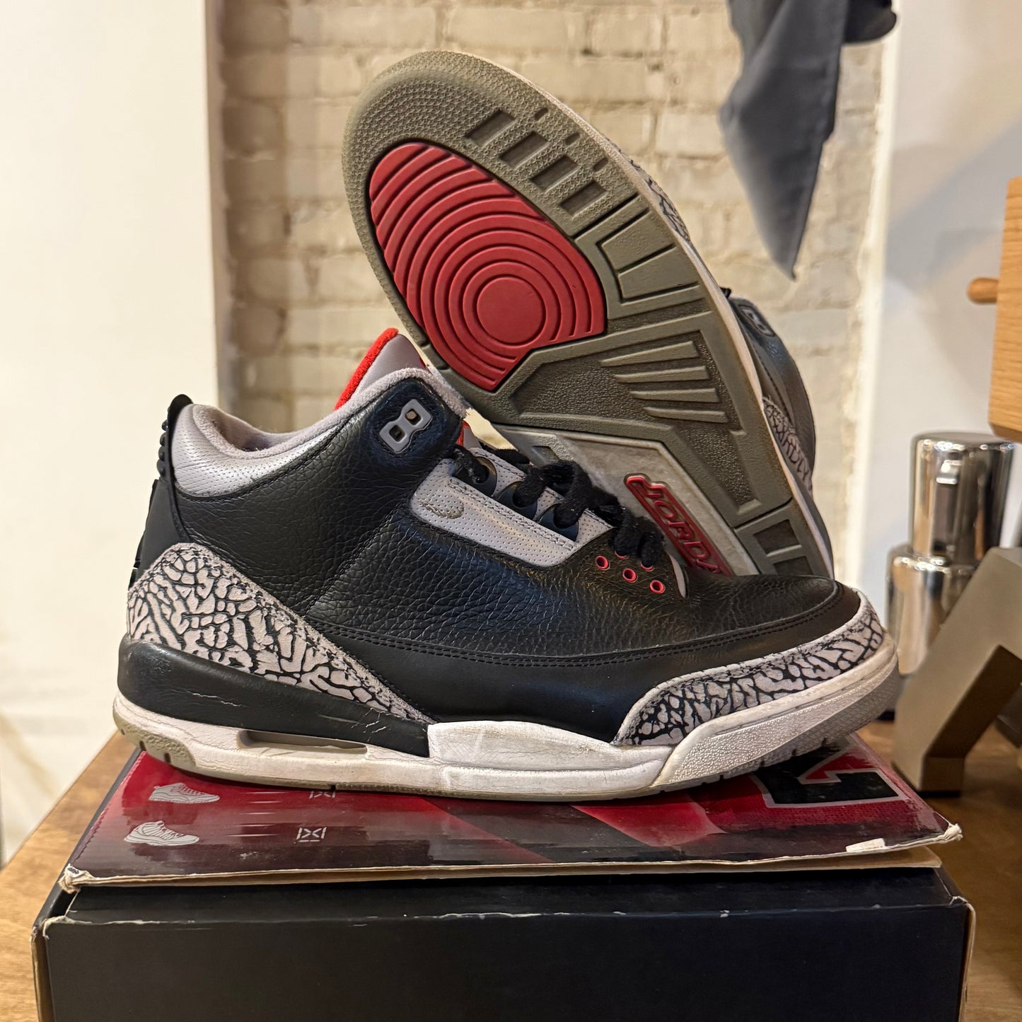 Jordan 3 "Black Cement" (2008) Size 10.5