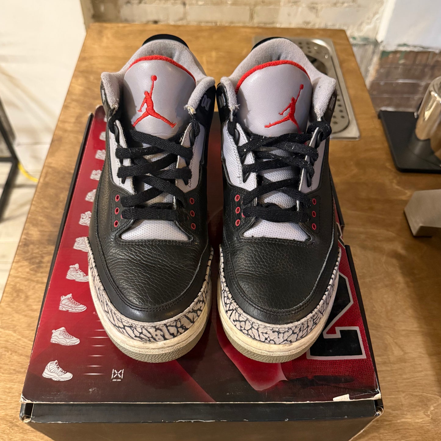 Jordan 3 "Black Cement" (2008) Size 10.5