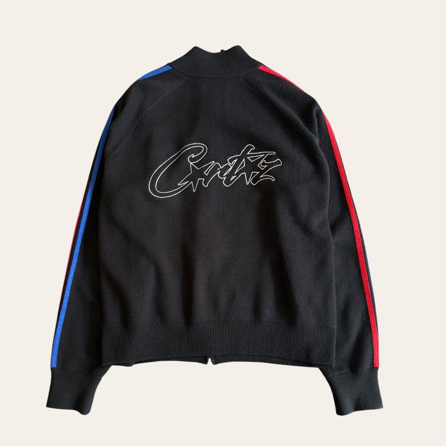 Corteiz Wool Track Jacket Black Size L