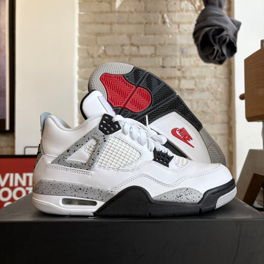 Jordan 4 "White Cement" Size 8