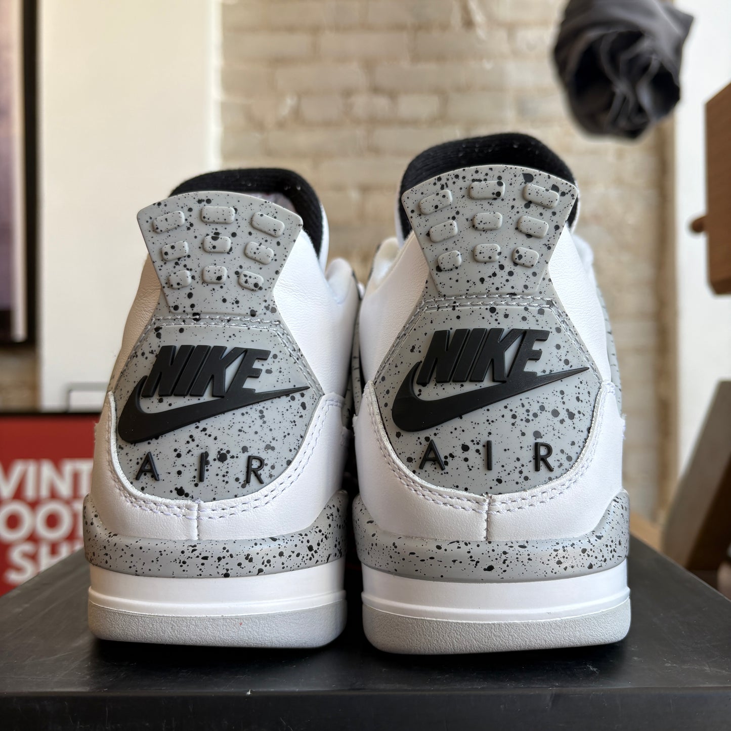 Jordan 4 "White Cement" Size 8