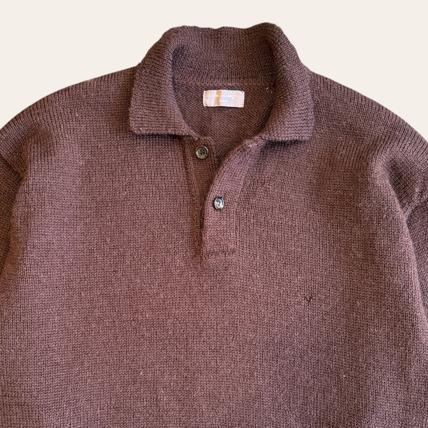 CDG Homme Wool Polo Size M