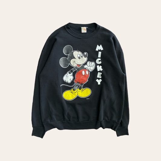 90's Disney Mickey Mouse Sweater Black Size L