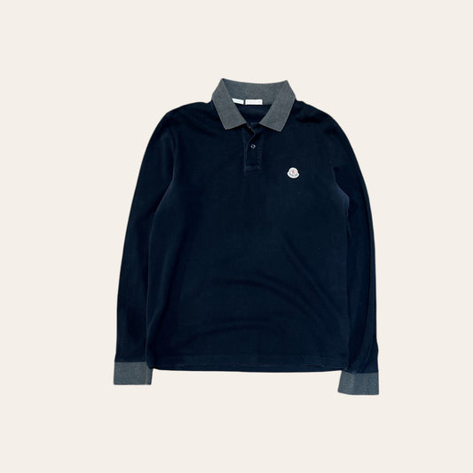 Moncler Long Sleeve Polo Size L