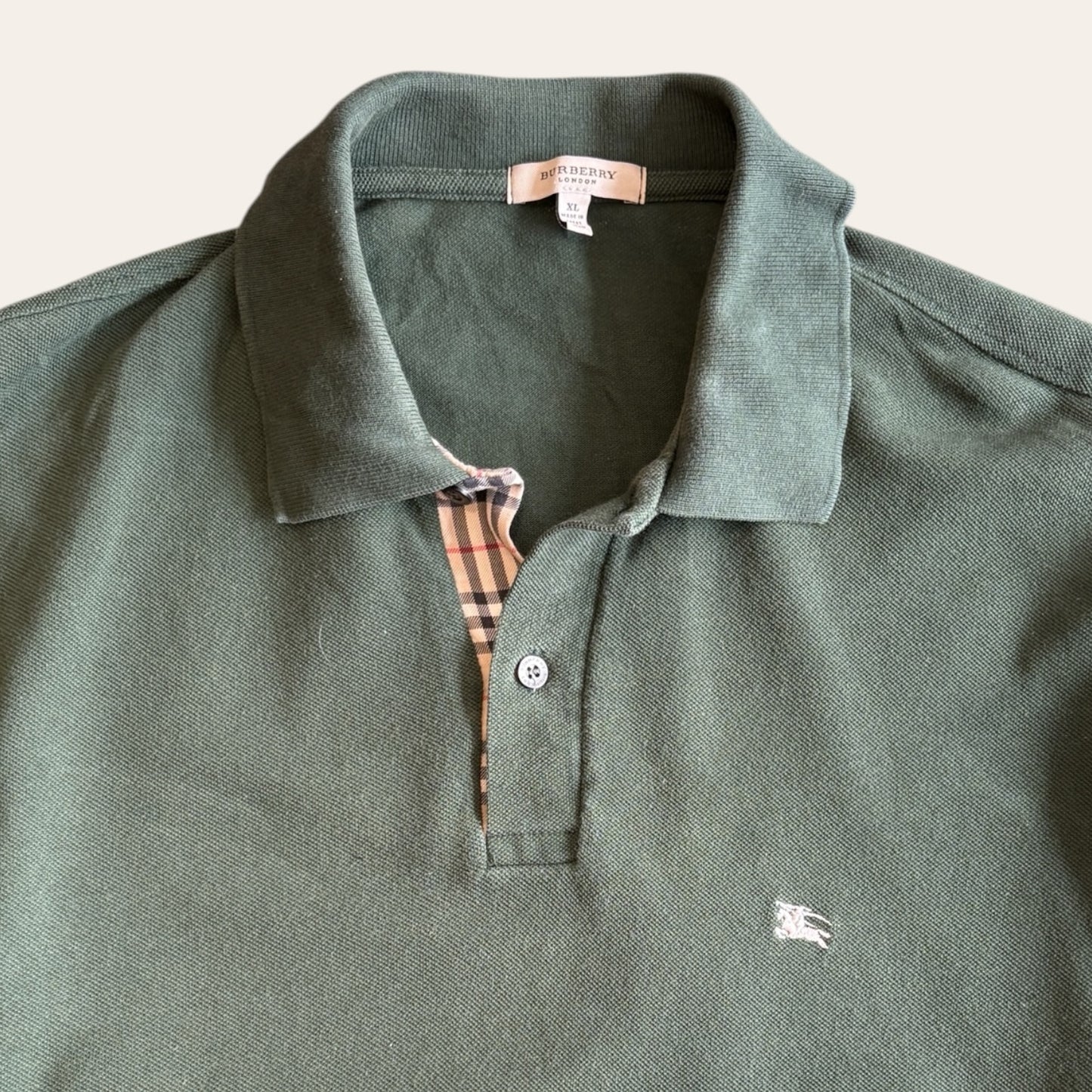 Burberry Polo 'Green' Size XL