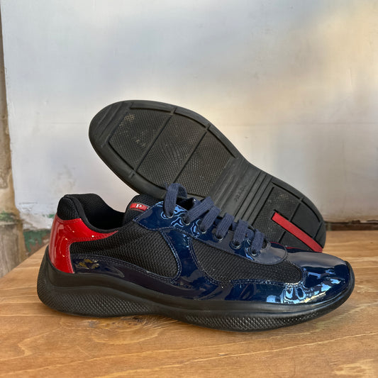 Prada America Cup "Navy/Red" Size 9.5