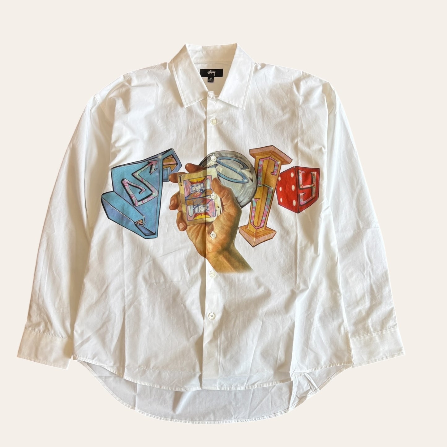 Stussy Goldie Shirt White Size S