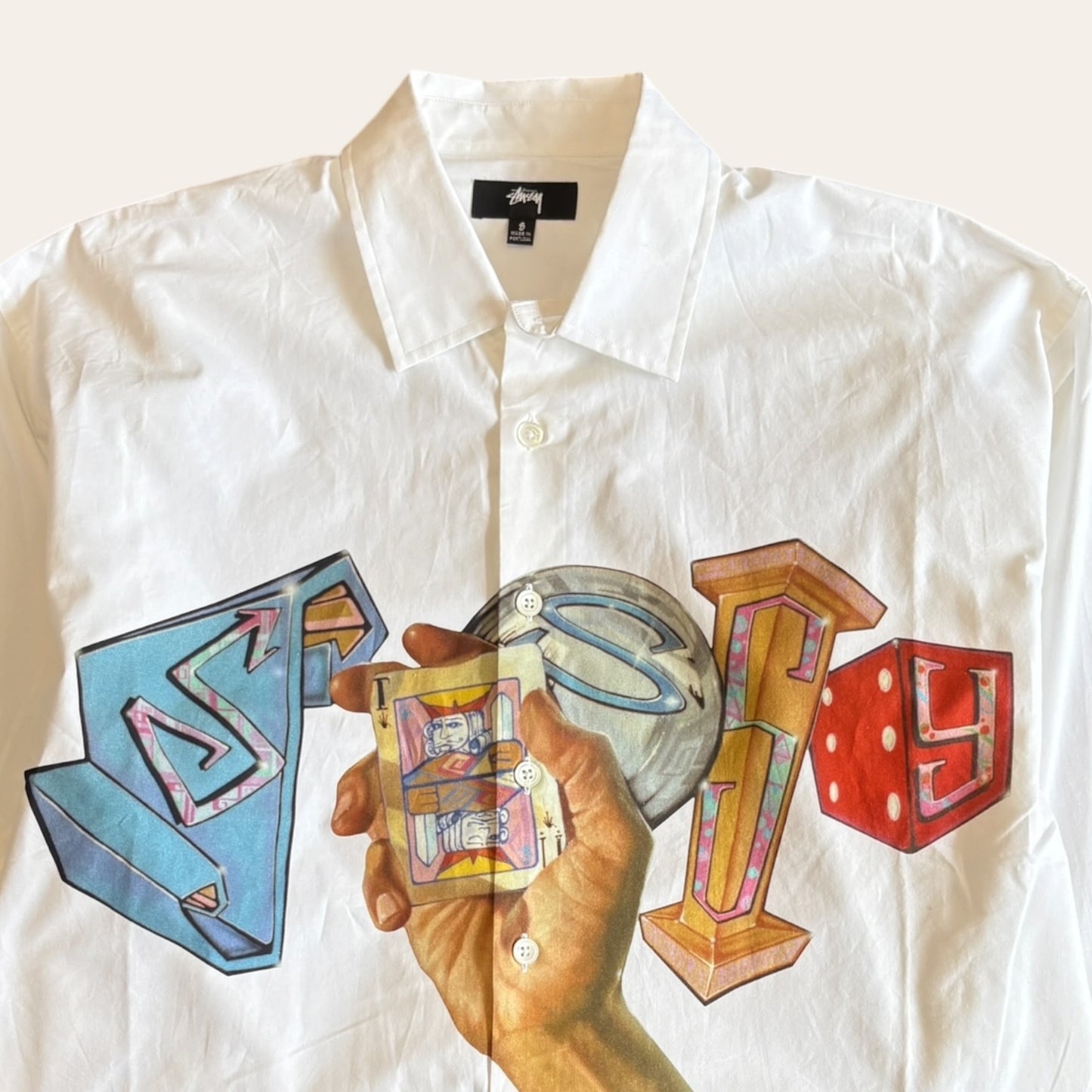 Stussy Goldie Shirt White Size S