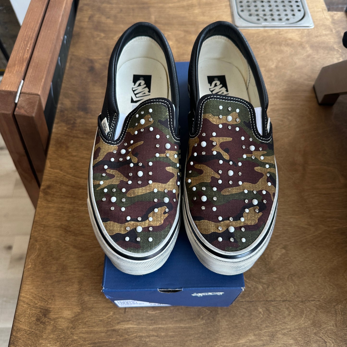 Vans Classic Slip On 98 "Pearlized Camo" Size 10.5