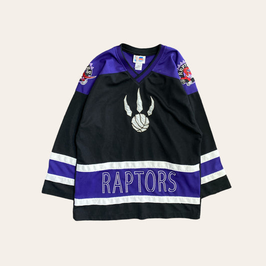 90's Raptors Long Sleeve Jersey Size Youth M