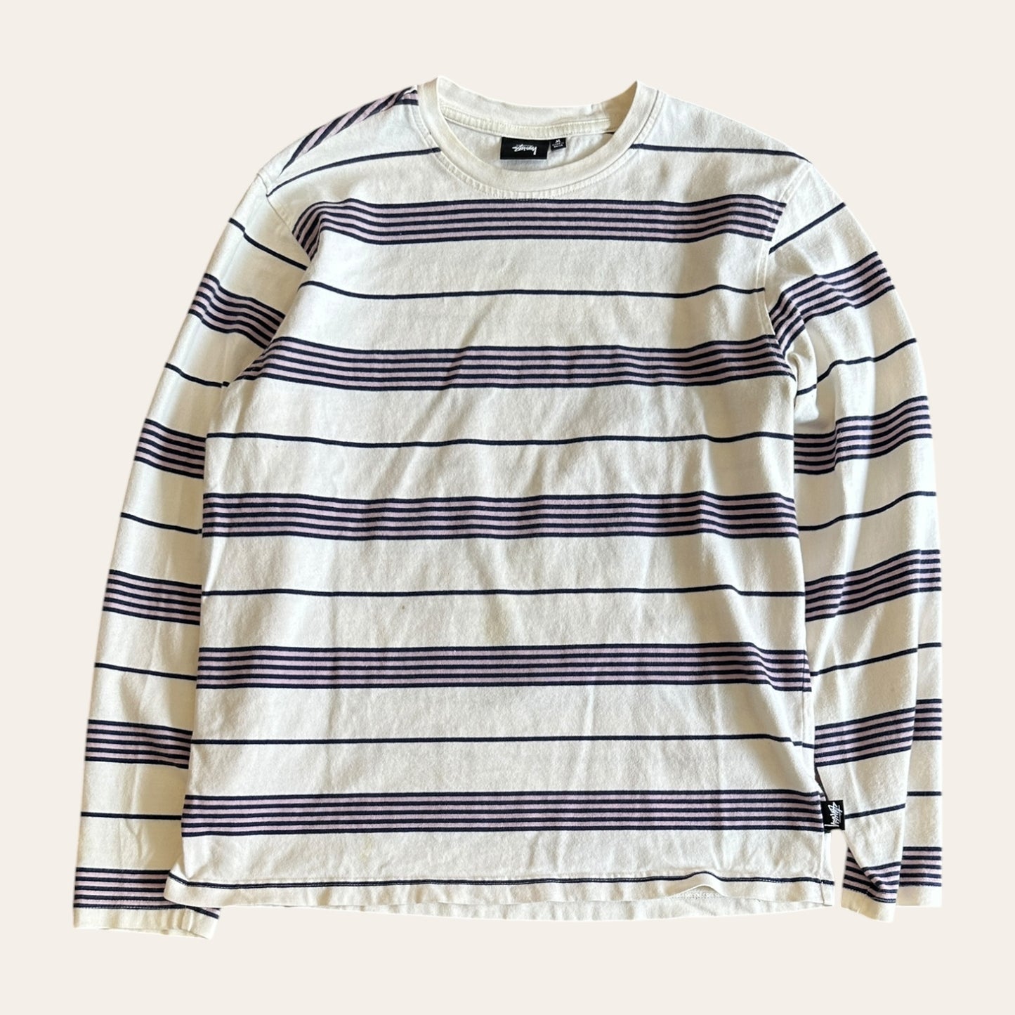 Stussy Striped Long Sleeve Size M