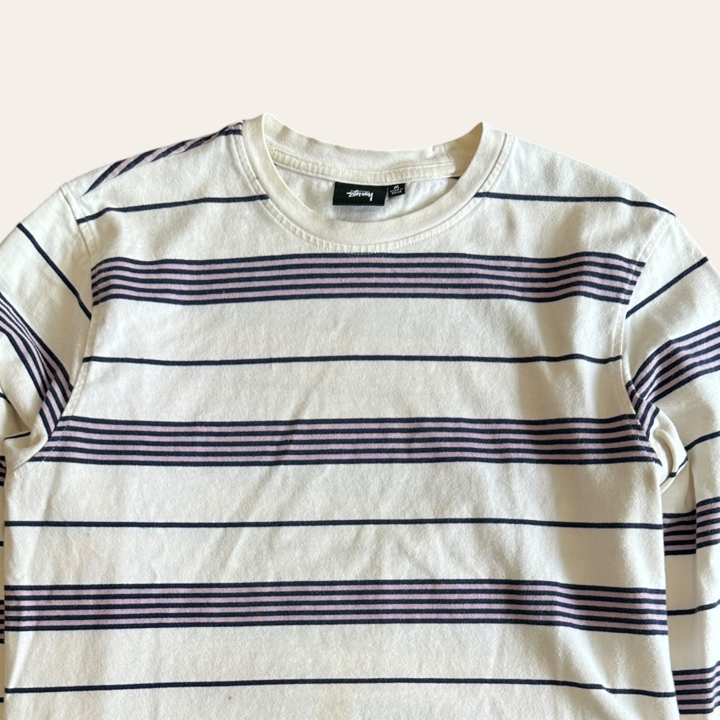 Stussy Striped Long Sleeve Size M
