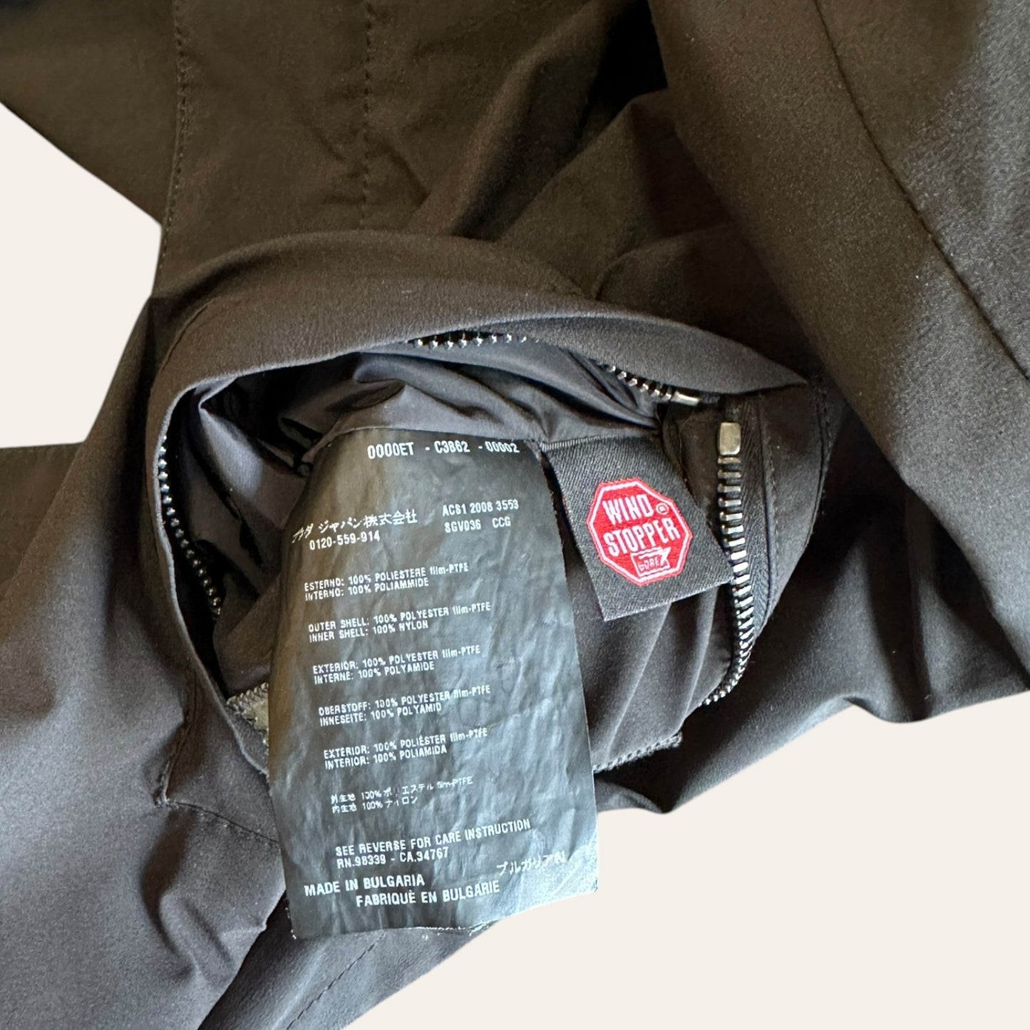 Vintage Prada Reversible Windstopper Jacket Size L